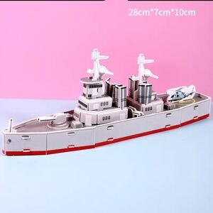 3D Puzzle Warship – Fun DIY Model